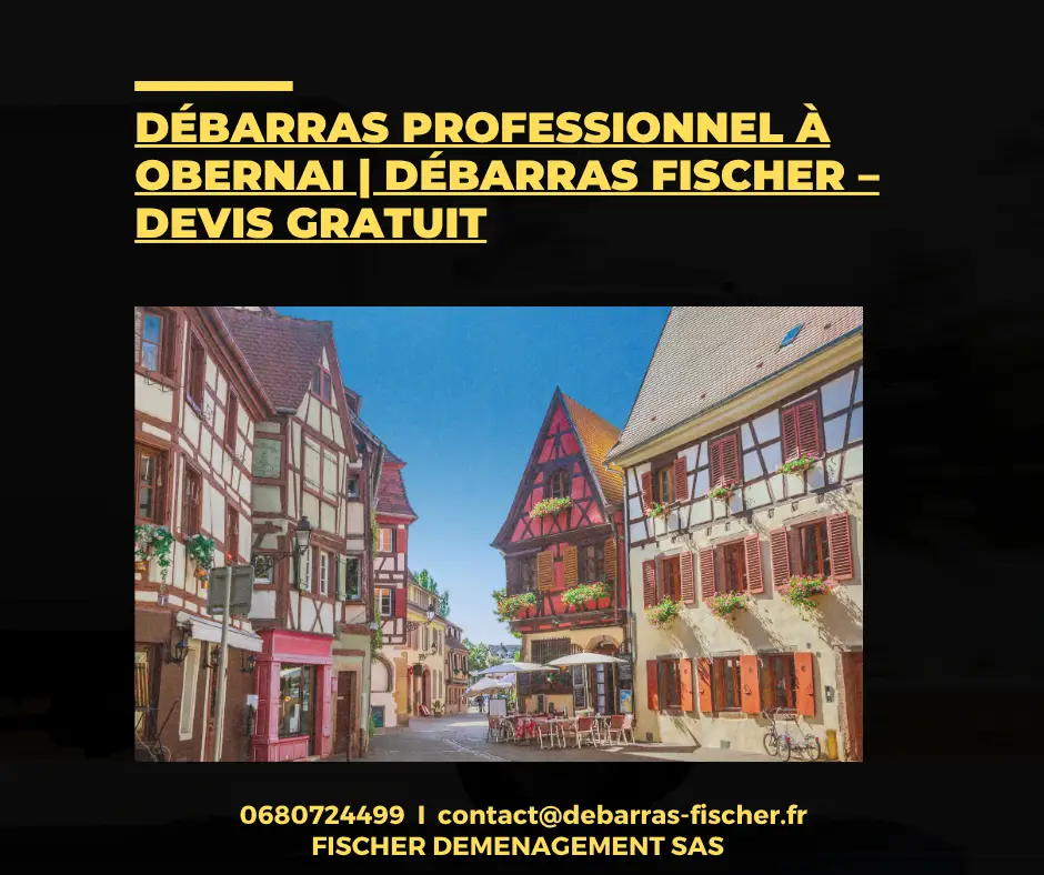 Votre déménagement à Colmar avec la société Fischer Déménagement